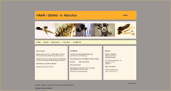 Desktop Screenshot of friseure-haargenau.de